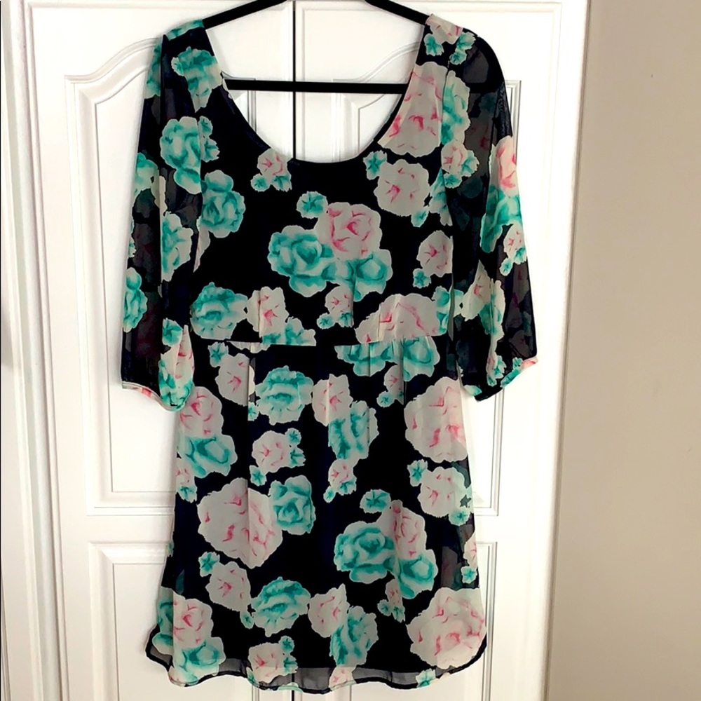 Women’s “Peaches N’ Creme” Floral Dress